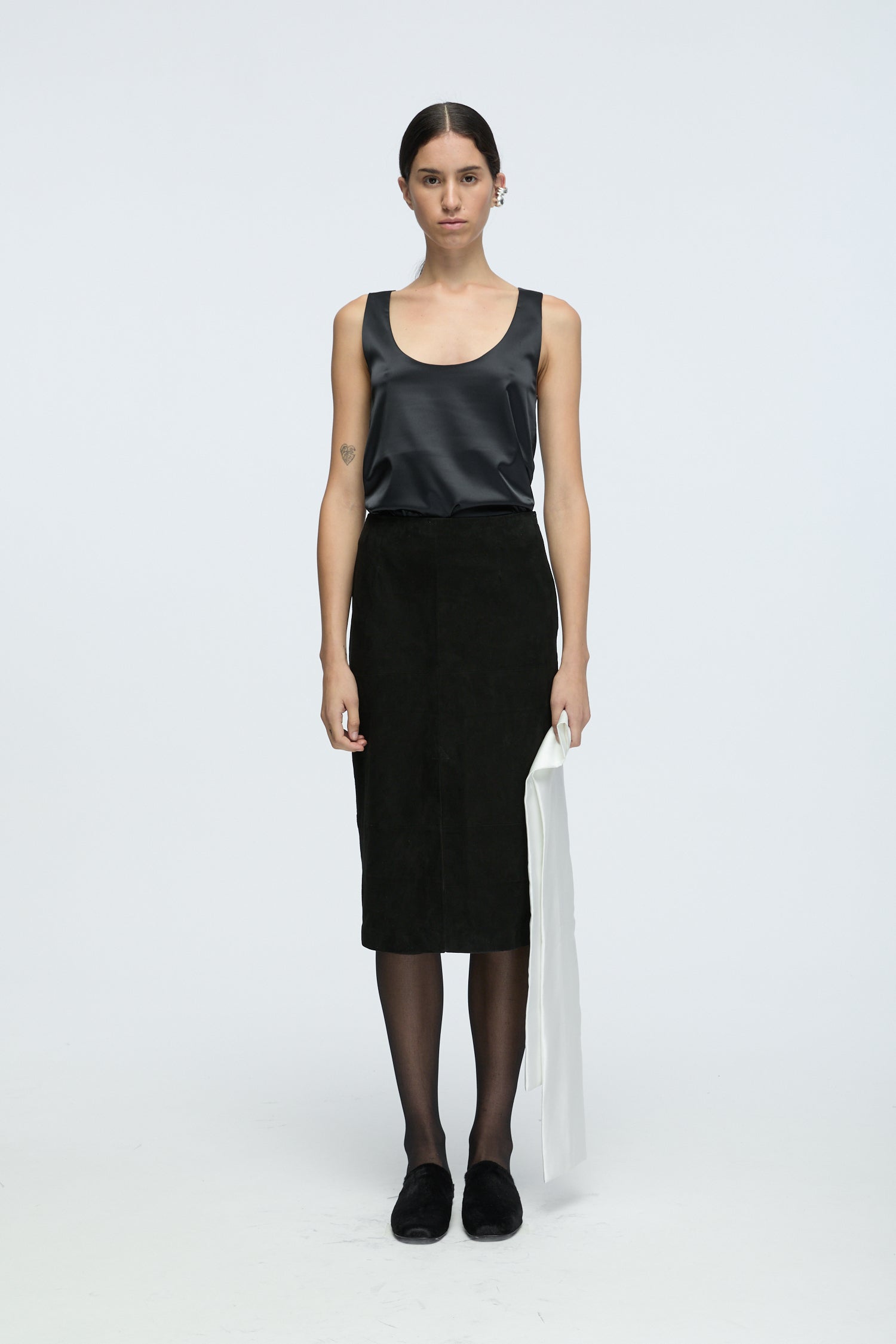 Falda Adrogué Gamuza