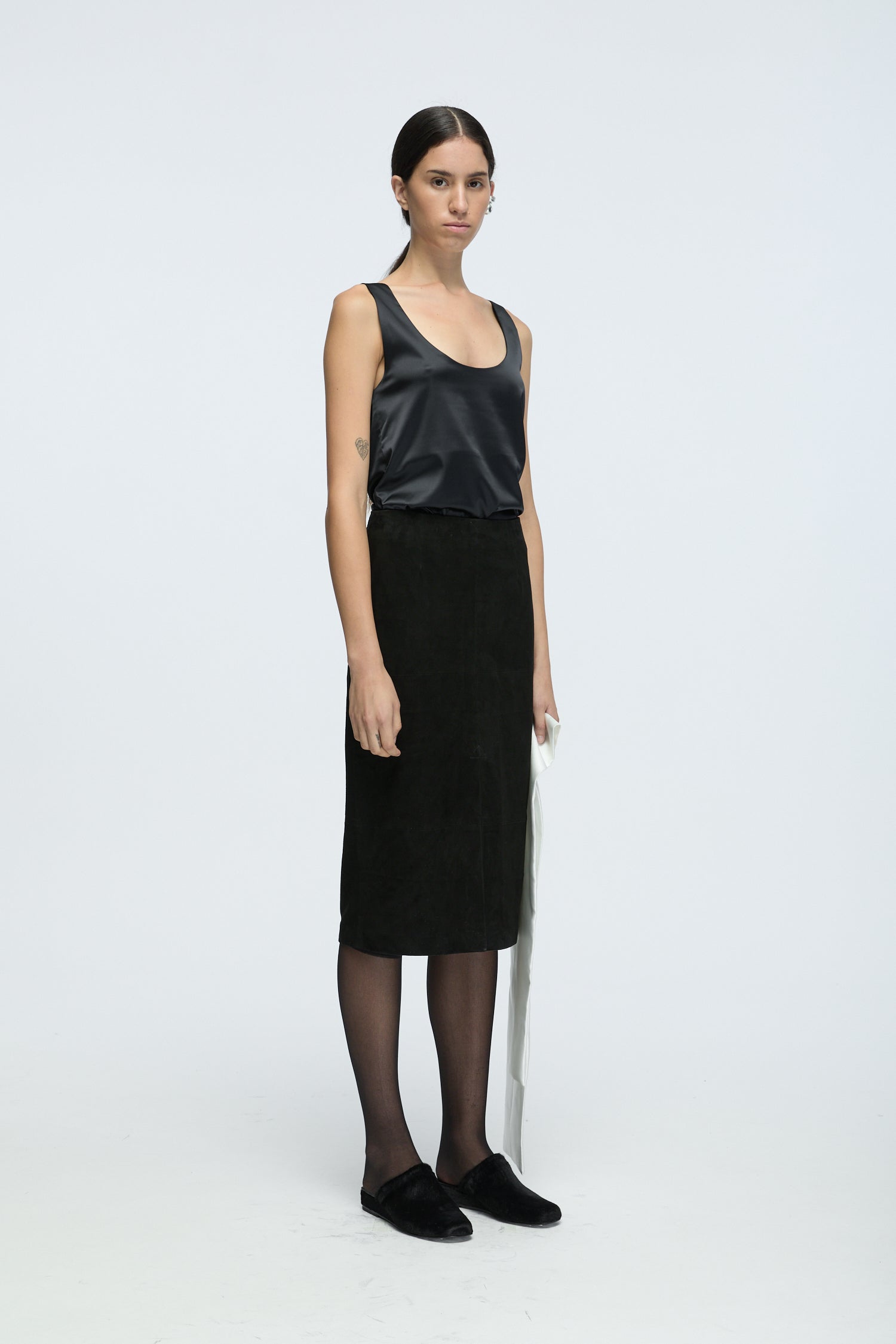 Falda Adrogué Gamuza