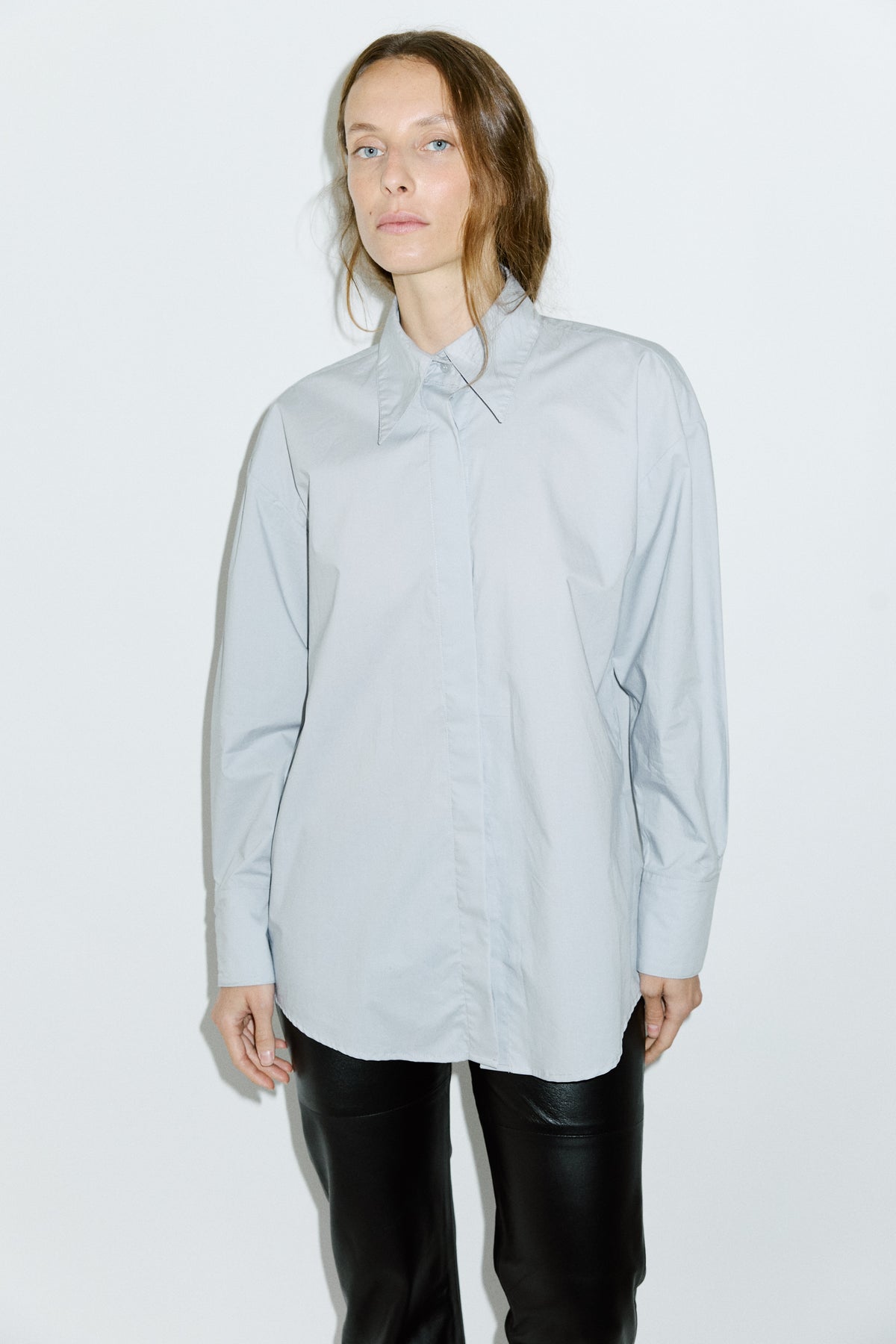 Camisa Del Viso poplin