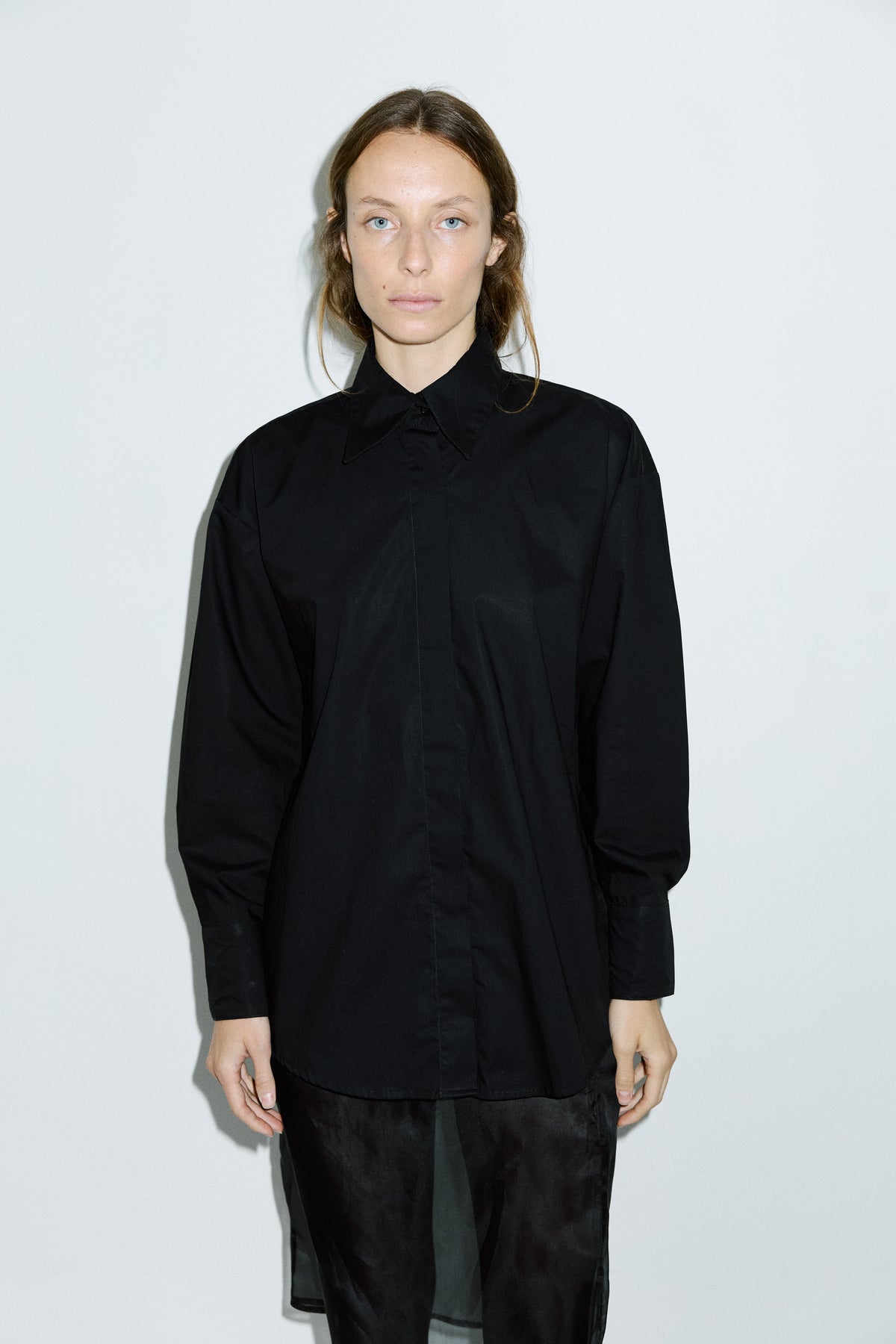 Camisa Del Viso poplin