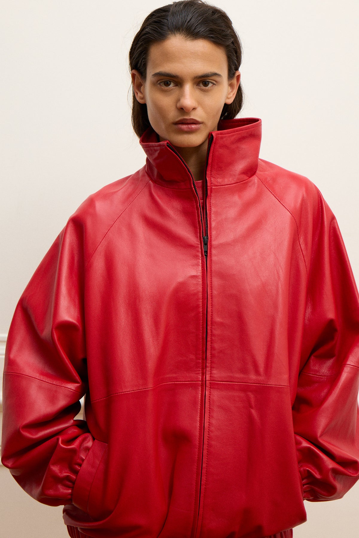 Bomber Charcas Cuero